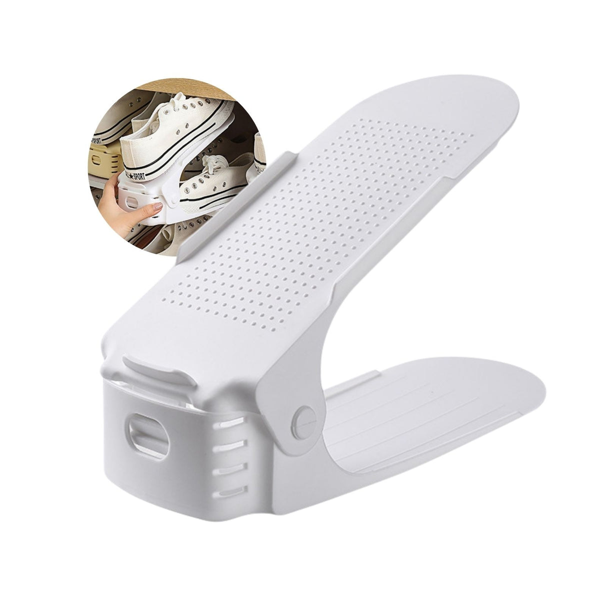 Schuhstapler Schuhregal Schuh-Organizer Schuhhalter Schuhschrank Schuhhalterung