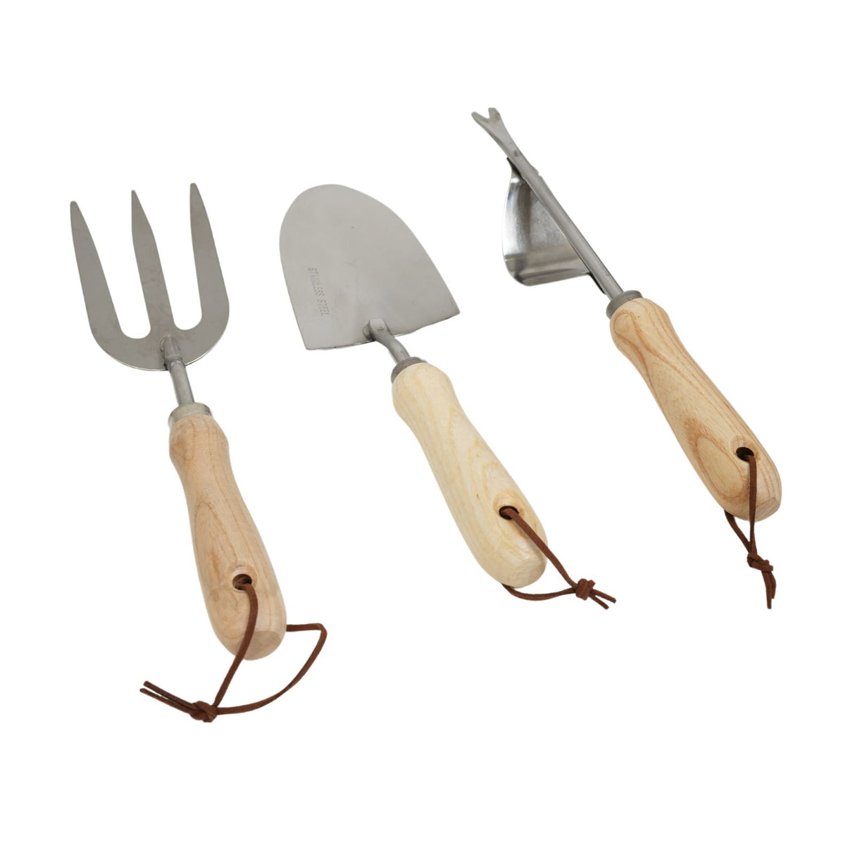 Gartenwerkzeug-Set 3-teilig Gartenschaufel Blumengabel Jäter