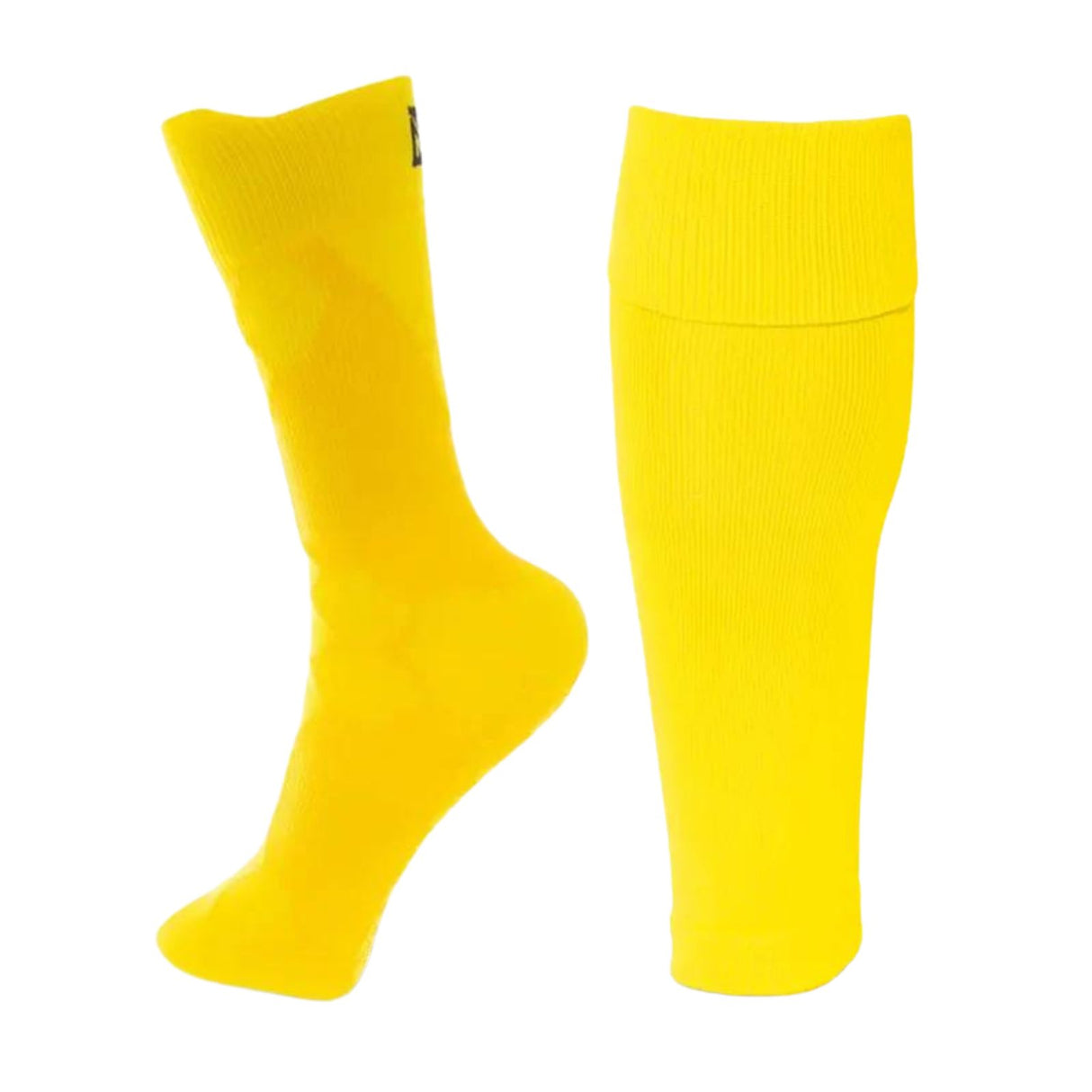 Fussballstulpen und Socken Grösse 36-41 Gelb Set Tubxx und GripSoxx