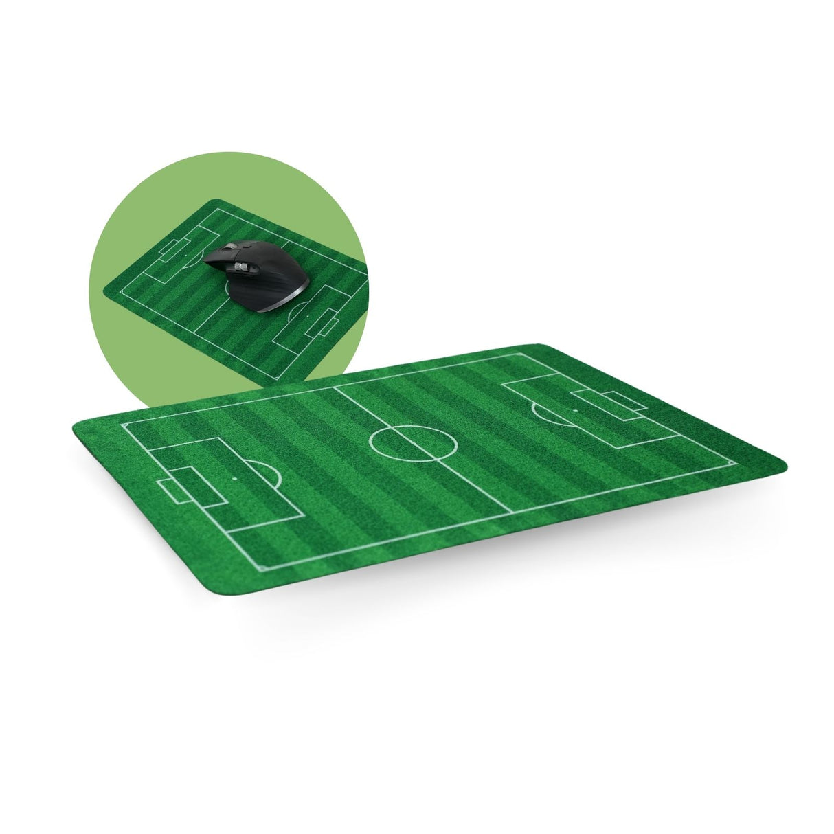 Mausmatte 26cm x 21cm Fussballfeld Mousepad Anti-Rutsch PC Mauspad