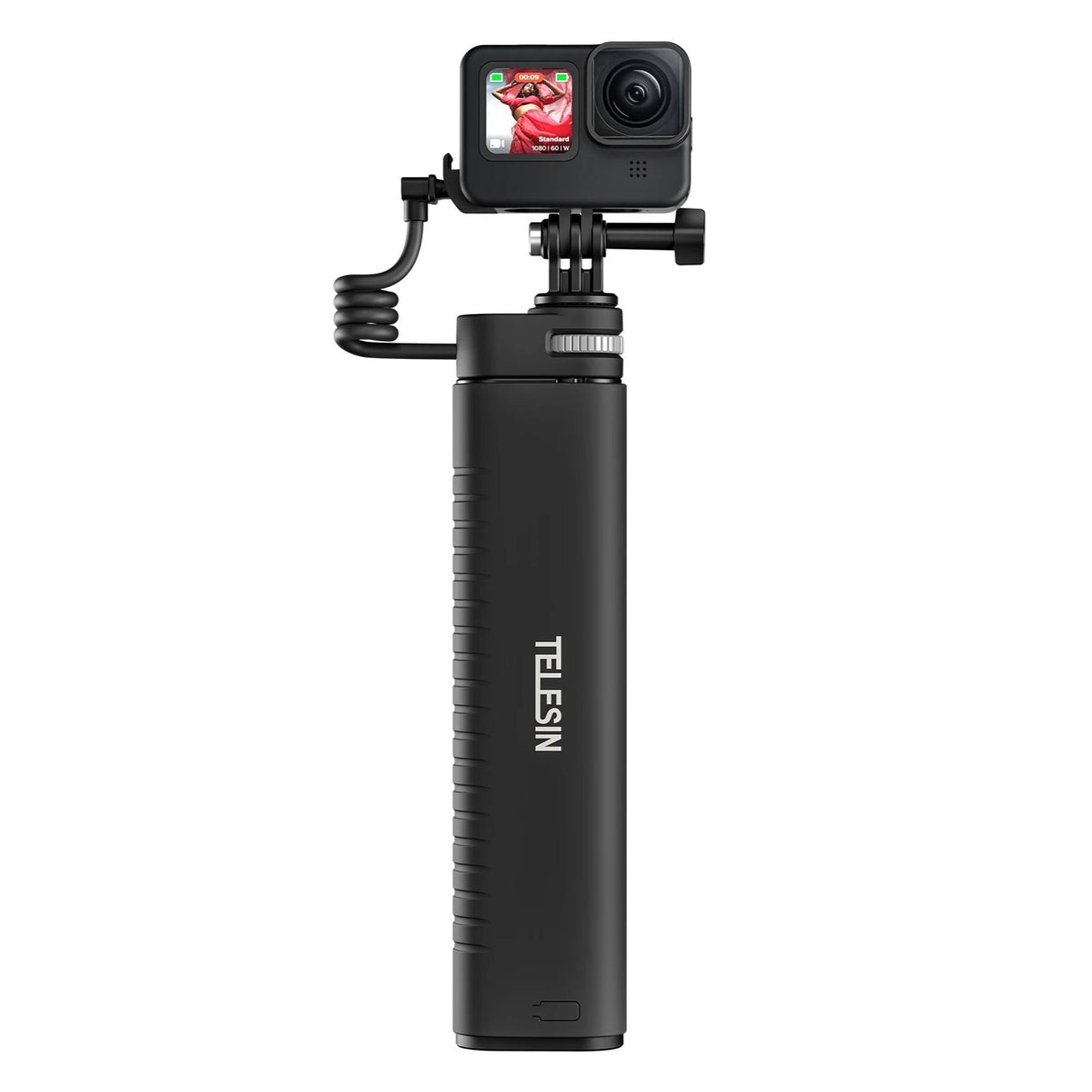 Telesin Selfie Stick Actioncam mit Adapter für GoPro DJI Insta360 uvm