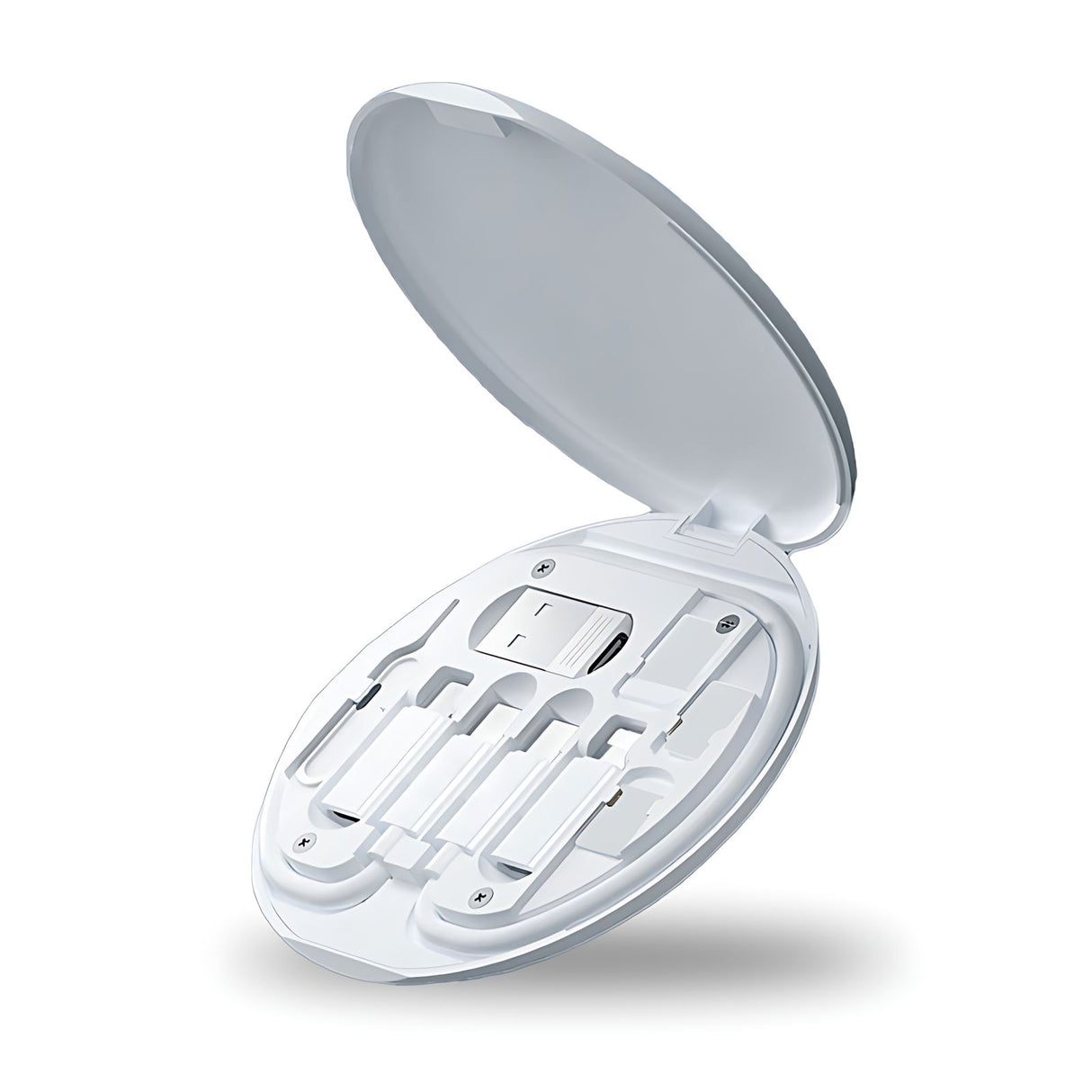 5-in-1 Kabelbox Adapter-Box USB-Etui Datenkabel-Set USB-Reisehülle