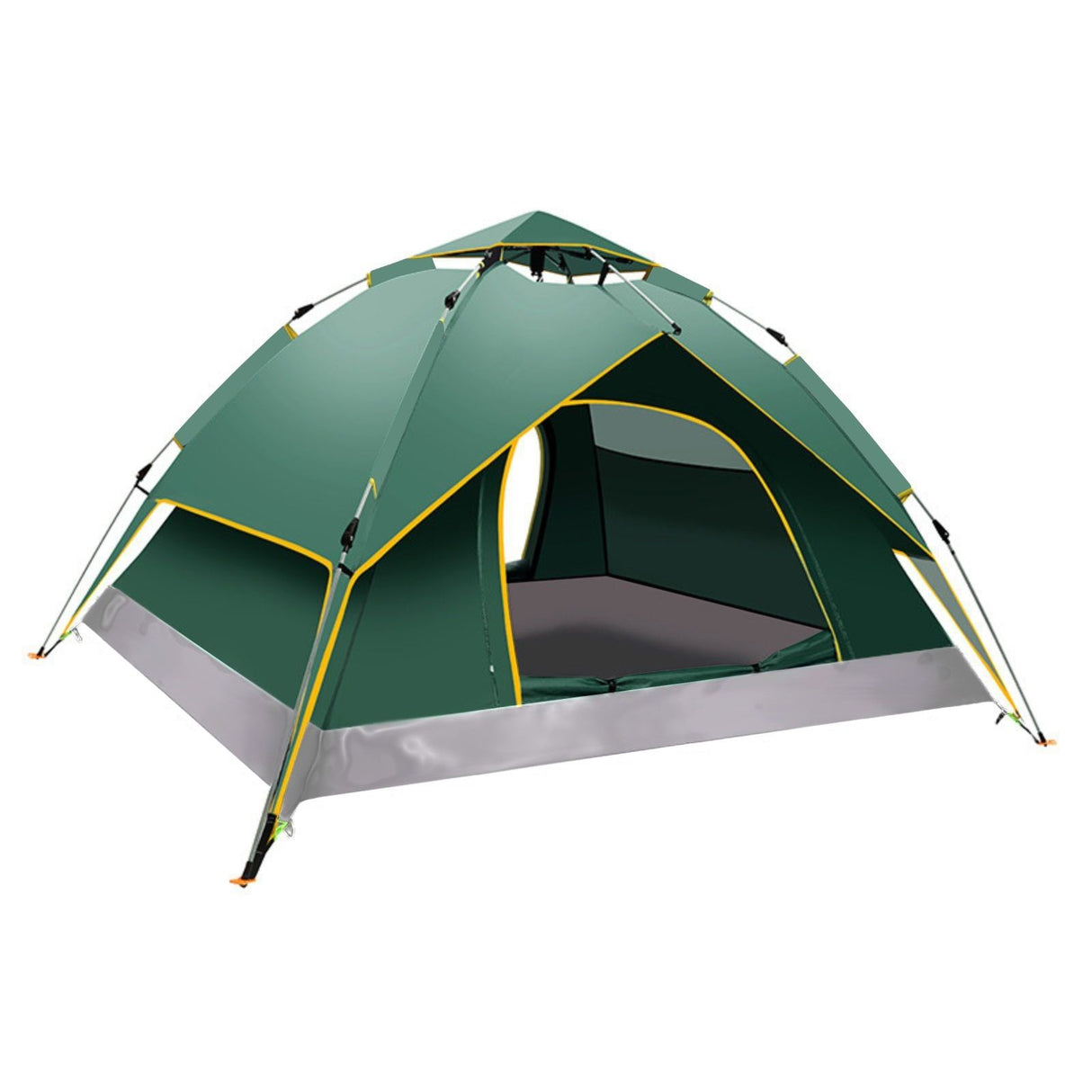 Campingzelt für 3-4 Personen Quick-Up-Zelt Automatikzelt Festivalzelt