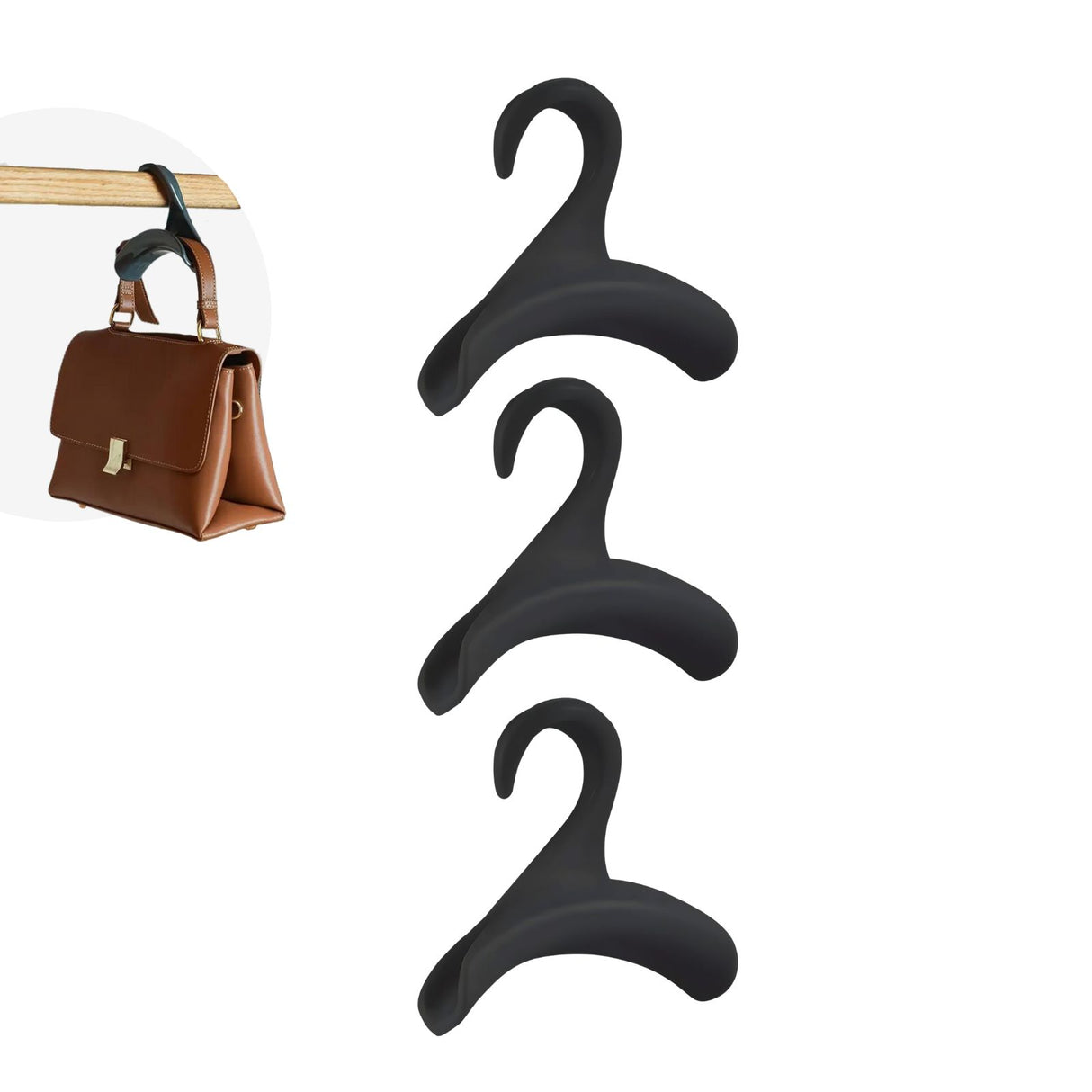 Taschenhalterhaken Set Handtaschen-Kleiderbügel Geldbörsen-Aufhänger
