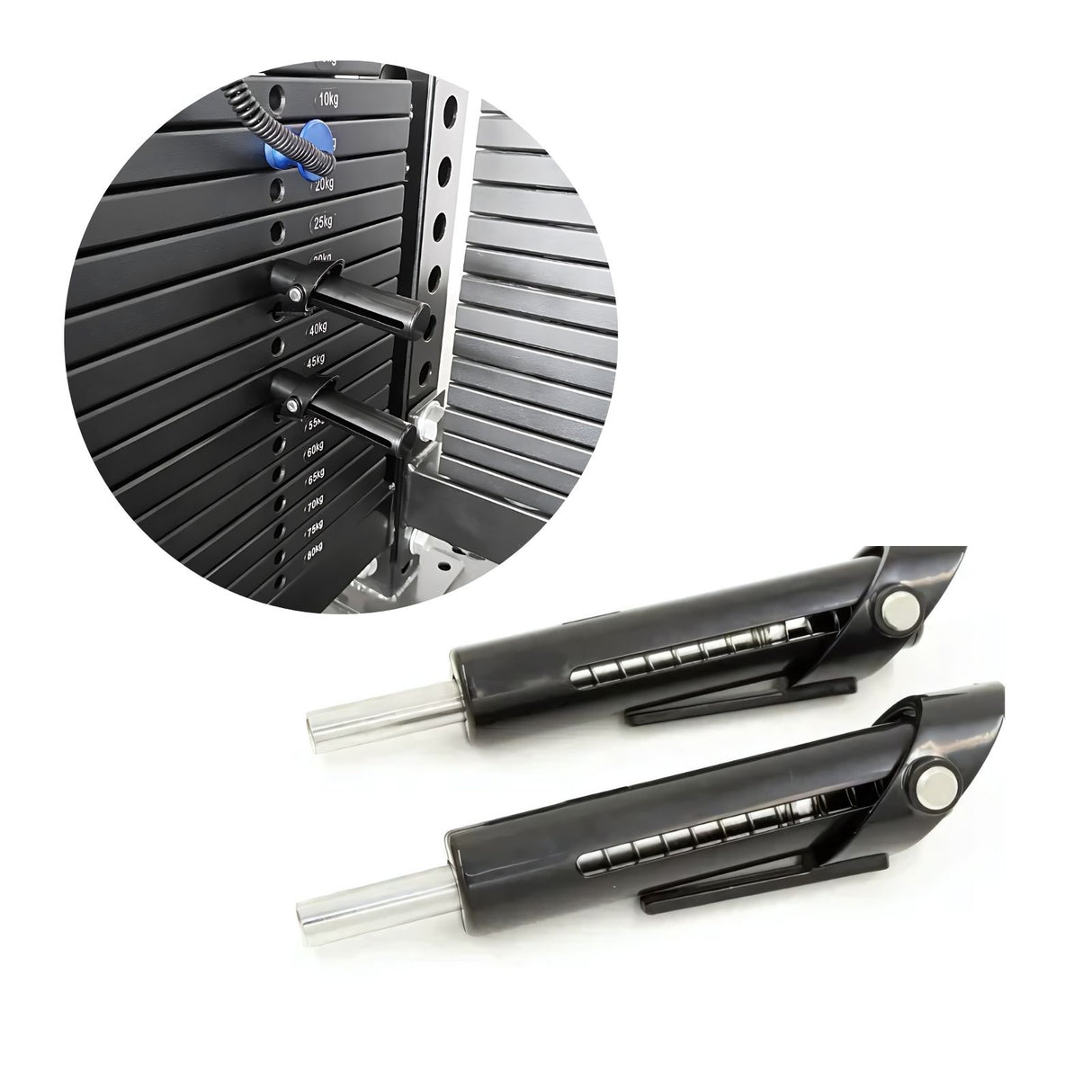 Drop-Set-Pin Weight-Stack-Pin Gewichts-Pin Gewichtsstift - 2 Stück