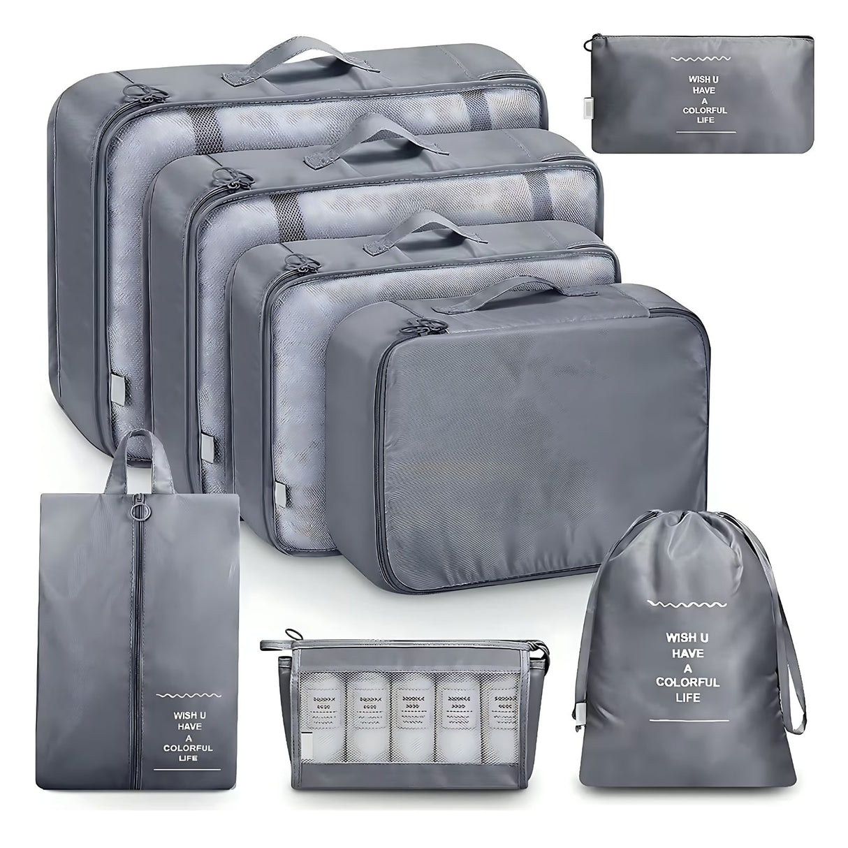 Aufbewahrungsbeutel Reisebeutel Koffer-Organizer Packsack Set