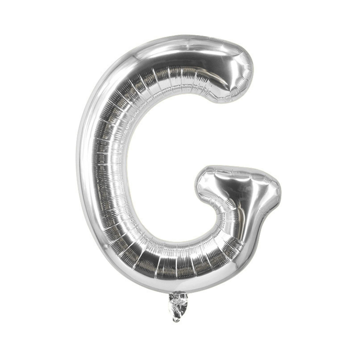 Buchstabenballon G Silbrig Geburtstagsparty Ballon Folienballon 80cm