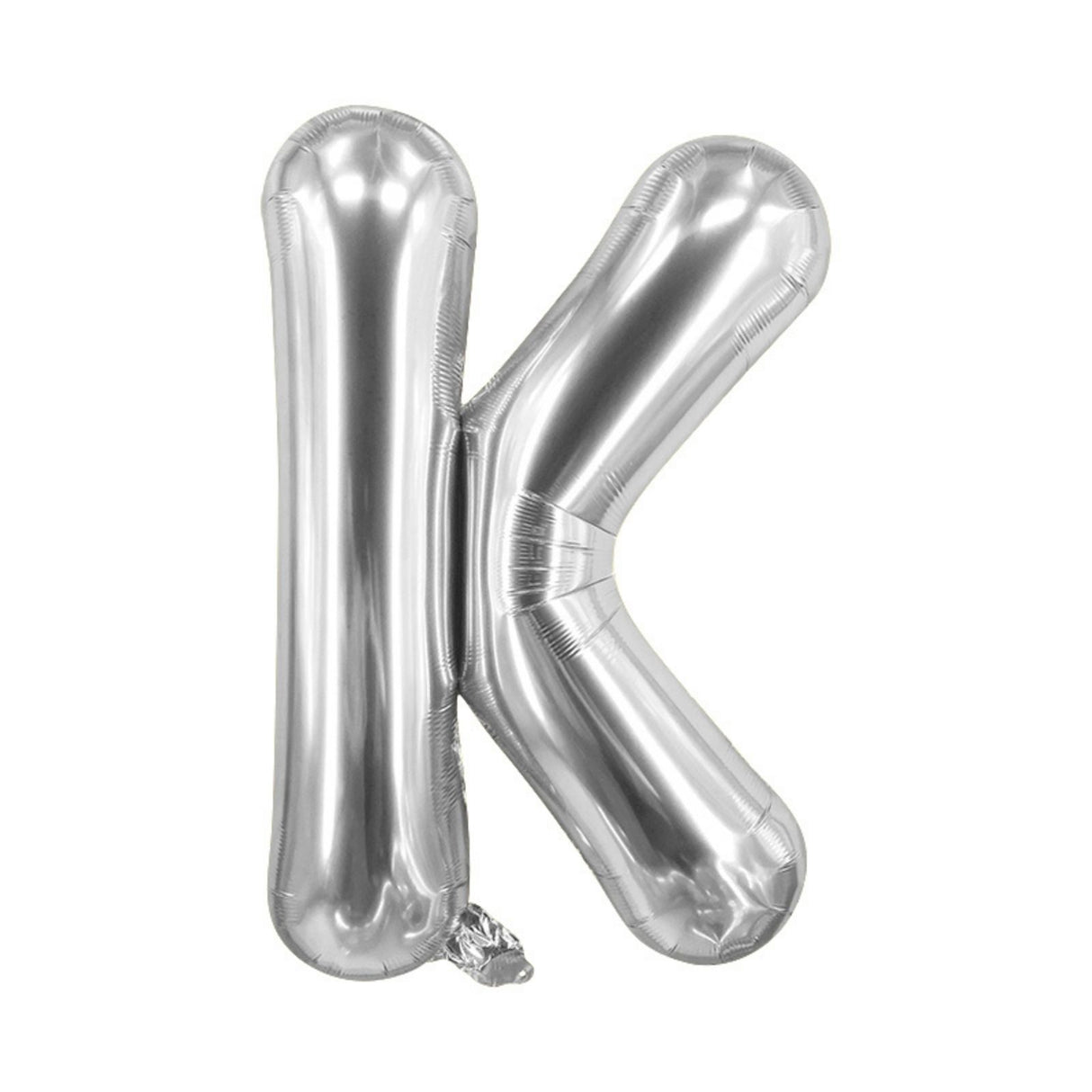 Buchstabenballon K Silbrig Geburtstagsparty Ballon Folienballon 80cm