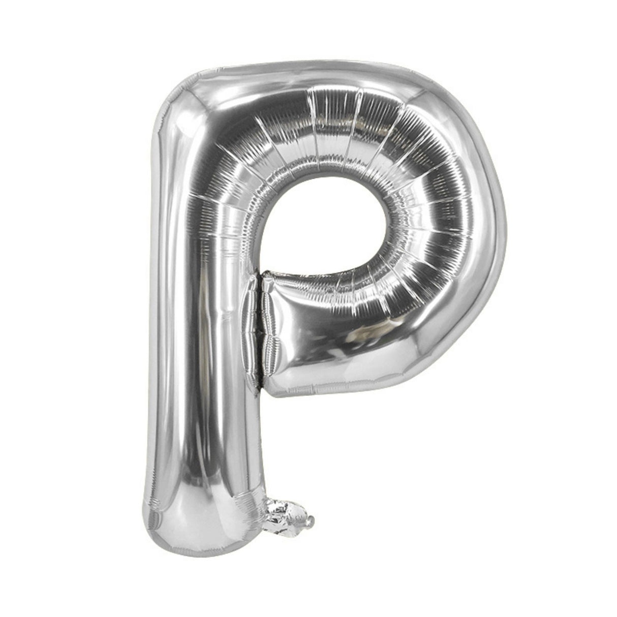 Buchstabenballon P Silbrig Geburtstagsparty Ballon Folienballon 80cm