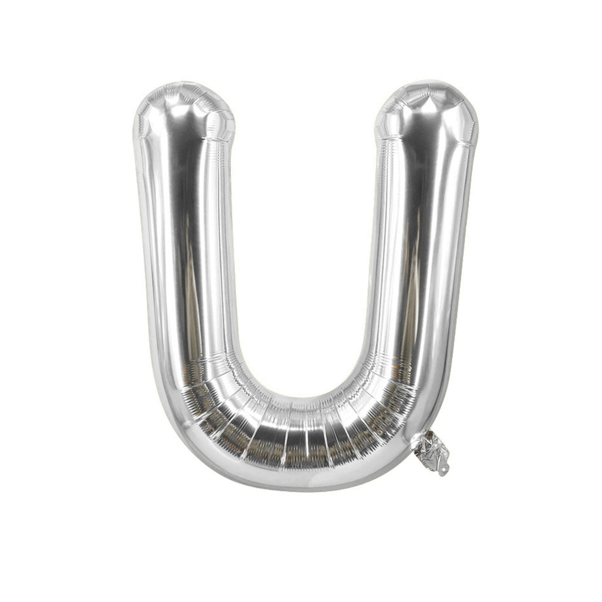 Buchstabenballon U Silbrig Geburtstagsparty Ballon Folienballon 80cm