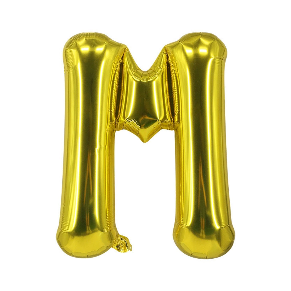 Buchstabenballon M Golden Geburtstagsparty Ballon Folienballon 40cm