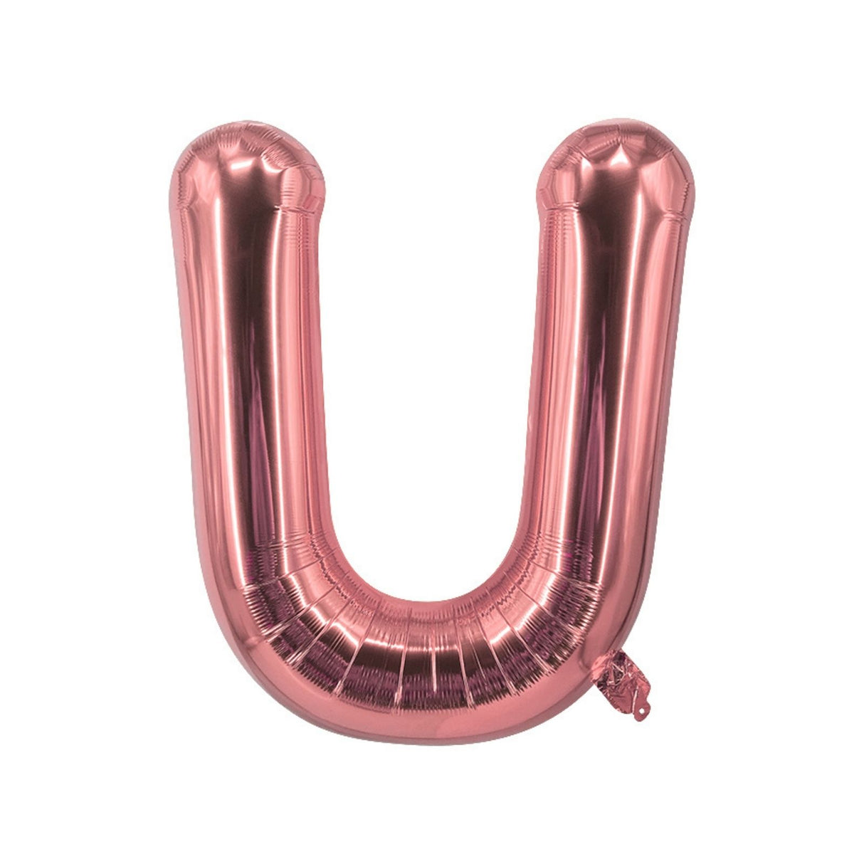 Buchstabenballon U Roségold Geburtstagsparty Ballon Folienballon 40cm
