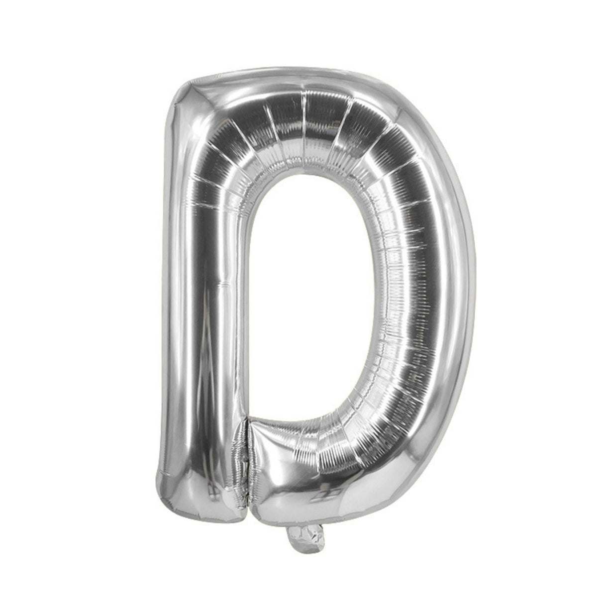 Buchstabenballon D Silbrig Geburtstagsparty Ballon Folienballon 40cm