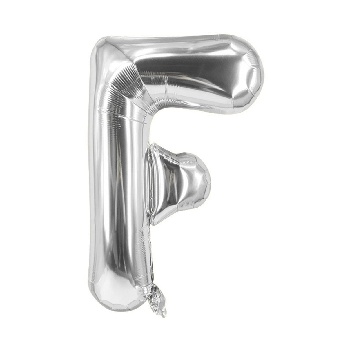 Buchstabenballon F Silbrig Geburtstagsparty Ballon Folienballon 40cm