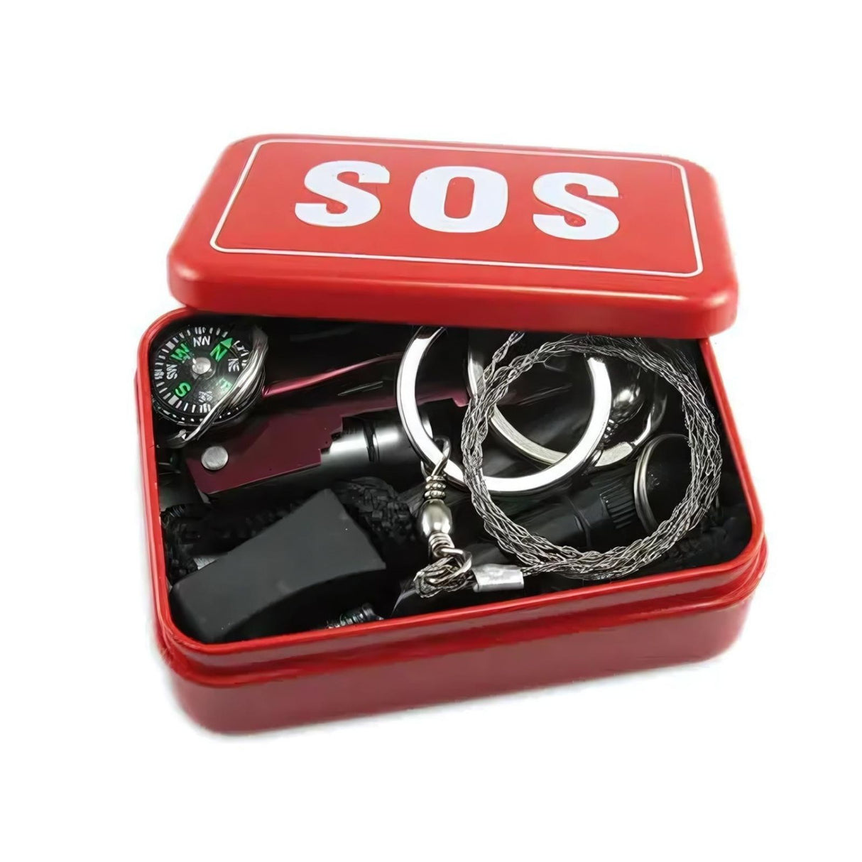 Survival-Kit Multifunktion Camping-Tools Outdoor Notfall Überlebenskit