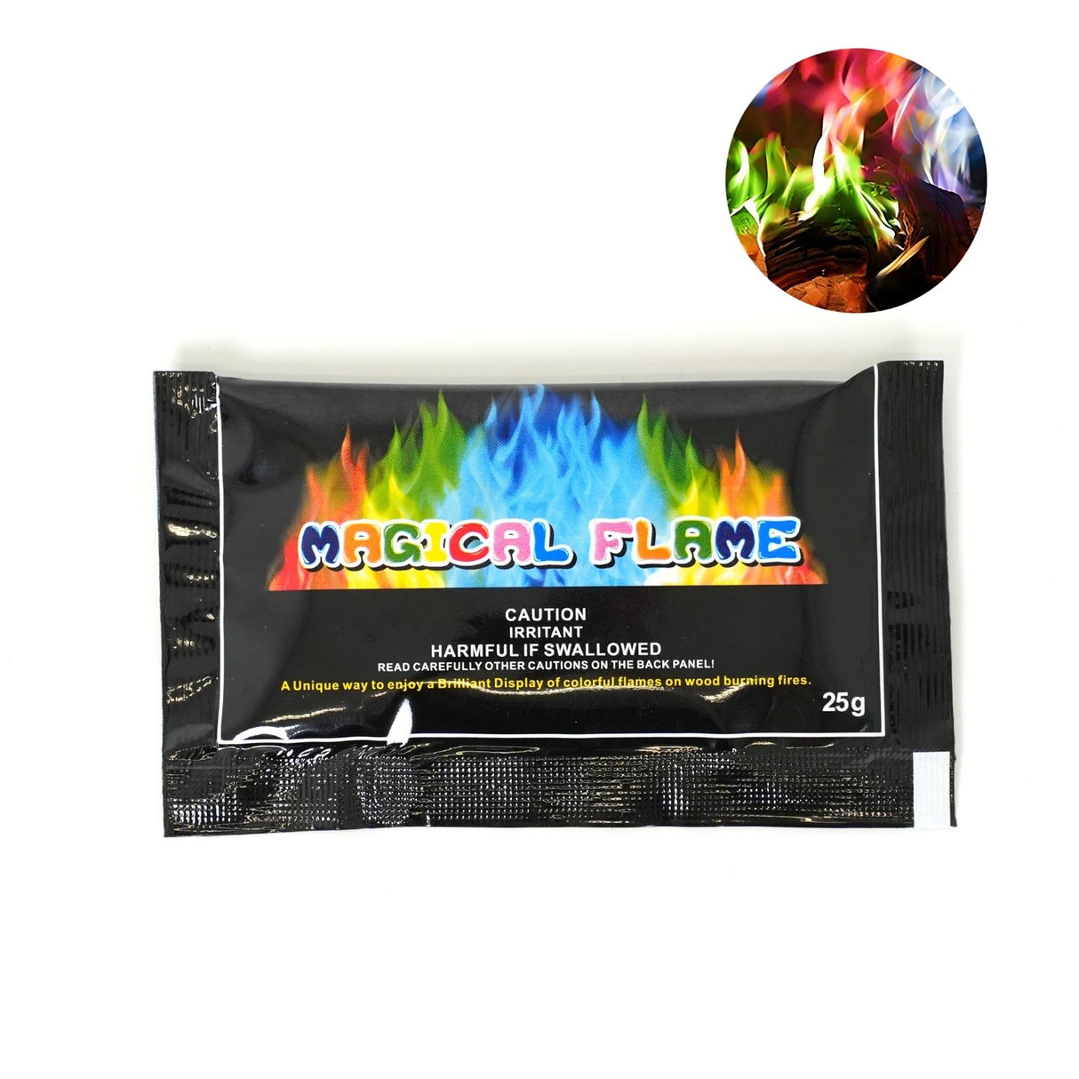 Magic-Fire-Pulver Pulver zur Flammenfärbung Feuerfarben-Pulver Set