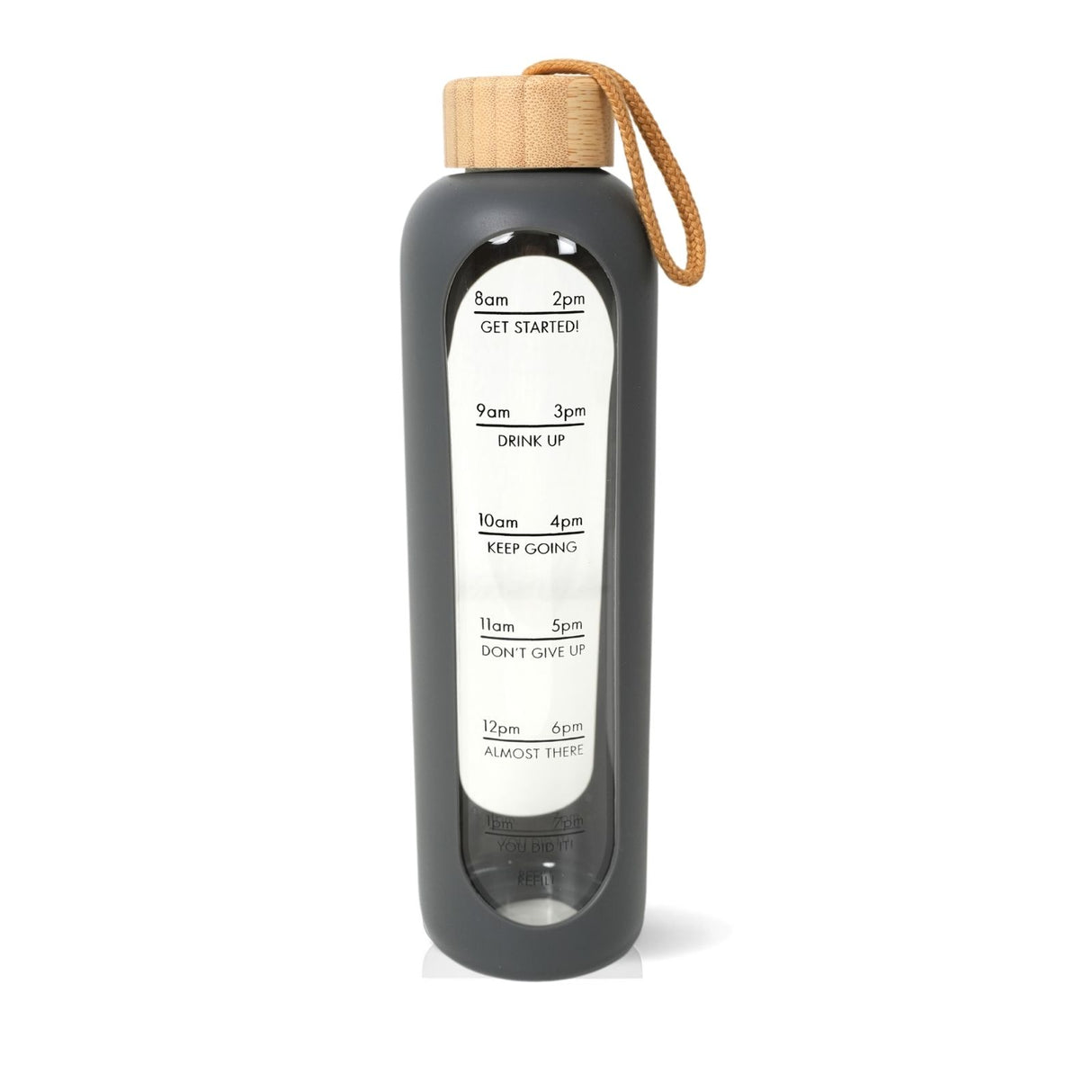 Glasflasche Wasserflasche Sportflasche Trinkflasche Getränkeflasche