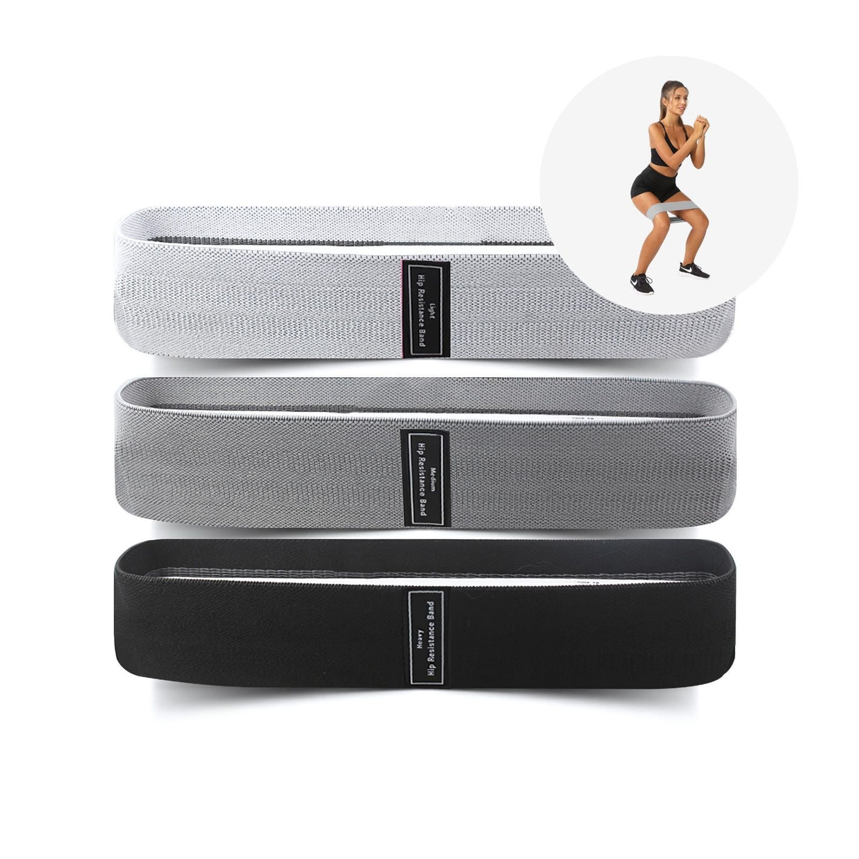 Booty-Band Hip-Resistance-Band Glute-Band Trainingsband Fitnessband