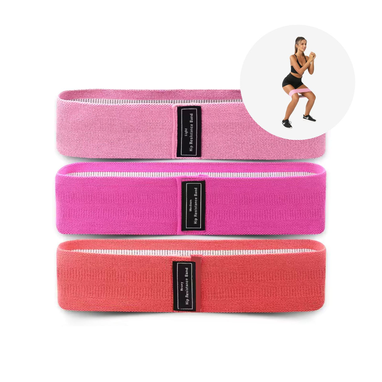 Glute-Band Hip-Resistance-Band Trainingsband Booty-Band Fitnessband