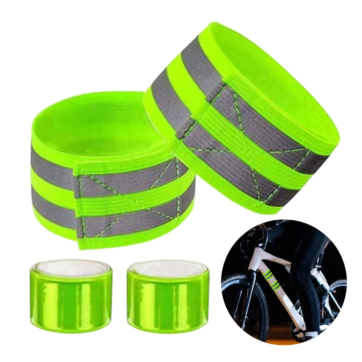 Velo-Reflektorband Fahrrad-Leuchtband Reflektierendes Veloband