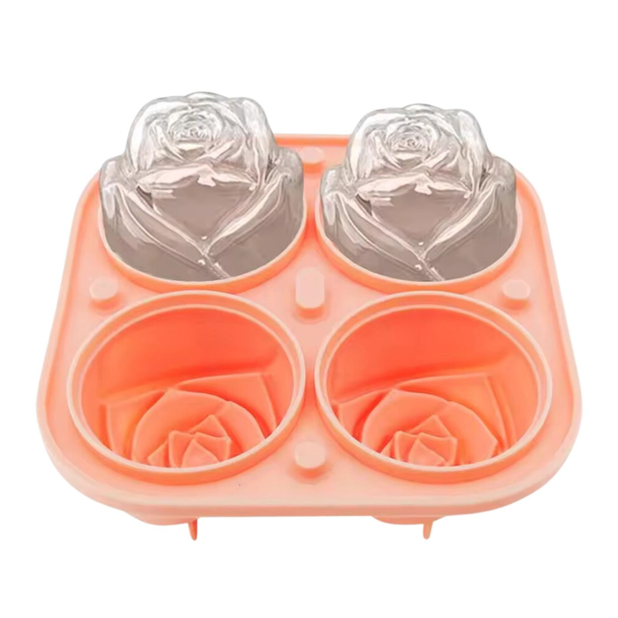 Rosen-Eiswürfelform Eiswürfelbereiter Silikonform Cake-Pop-Form