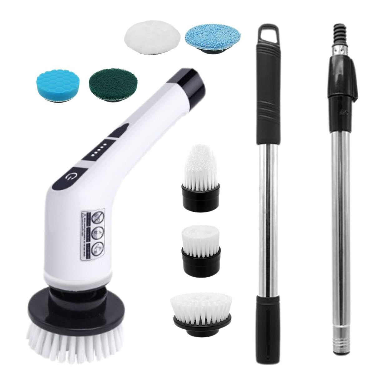 7in1 Elektrische Reinigungsbürste Schrubber Reinigungswerkzeug Bürste Scrubber