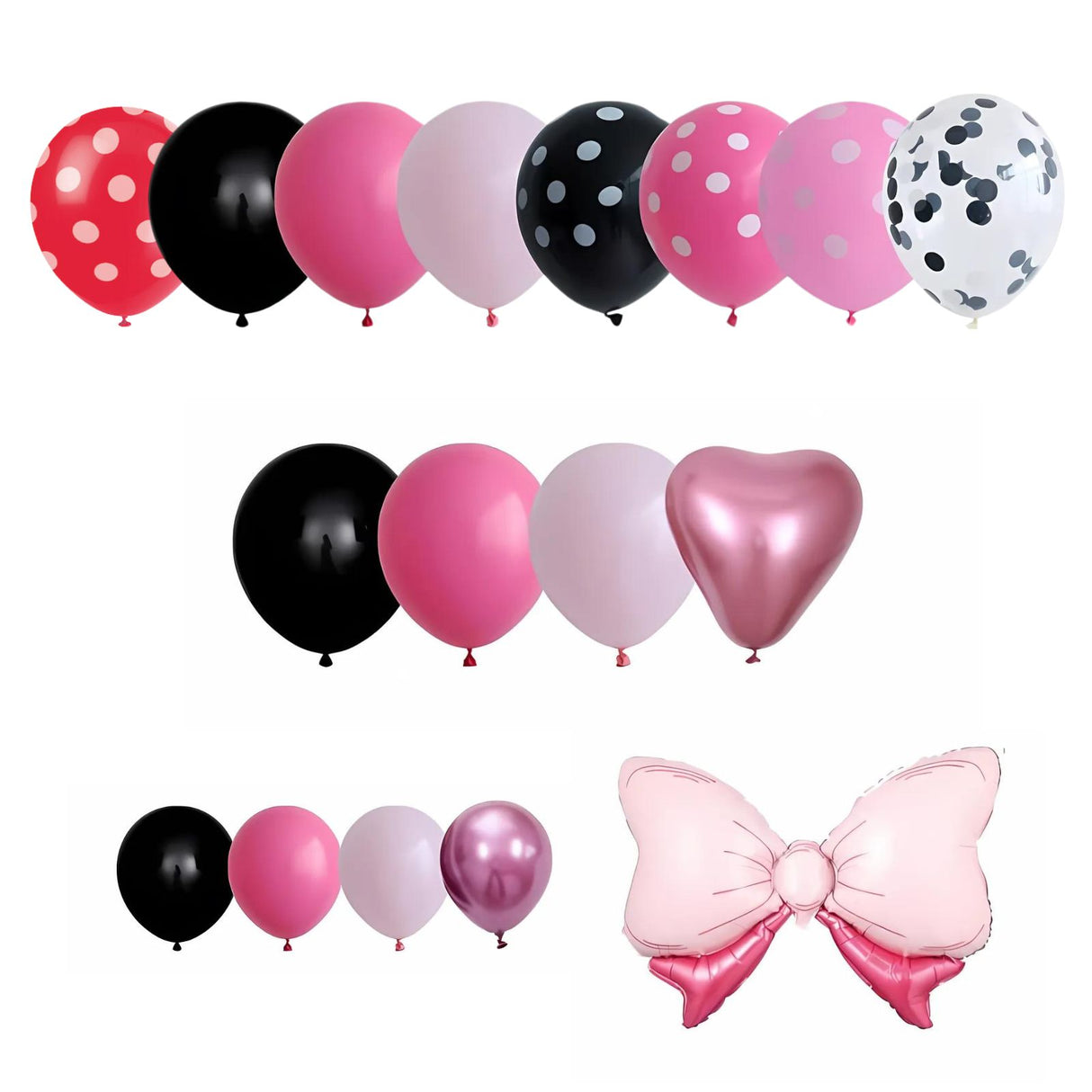 145er Set Party-Luftballons Geburtstagsballons Ballonbogen Luftballons Ballongirlande
