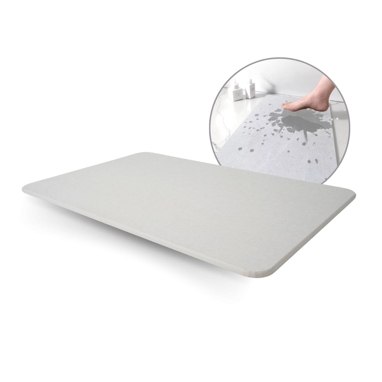 Kieselgur-Matte fürs Badezimmer Stein-Badematte Diatomit-Fussmatte Badvorleger