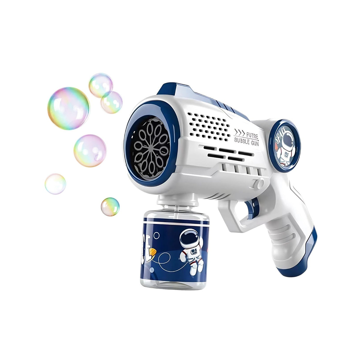 Automatische Seifenblasenmaschine Weltraum-Seifenblasenpistole Bubble Maker