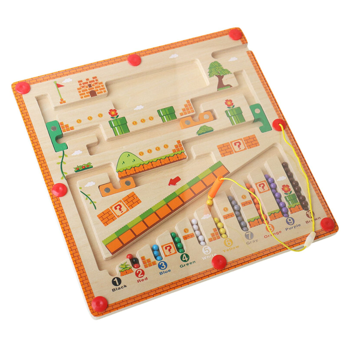 Magnetisches Labyrinth Magnetlabyrinth Magnetspiel Videospielwelt