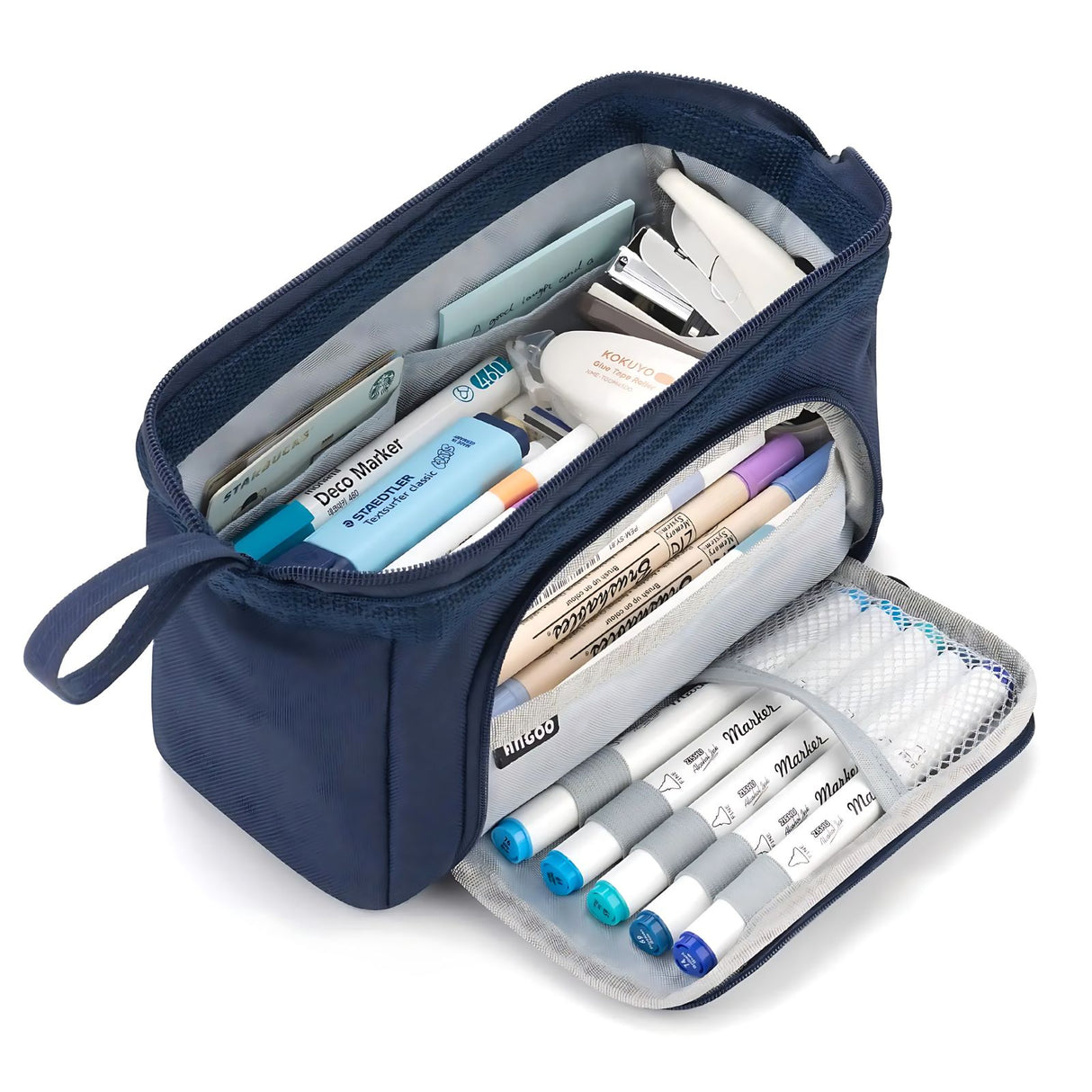 Grosse Federmappe Schlamperetui Stiftetasche Schreibetui Federtasche