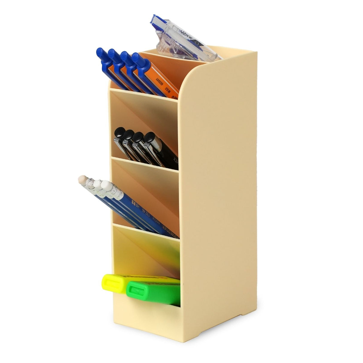 Schreibtisch-Organizer Stiftebox Pen Desk-Organizer Stiftaufbewahrung Bürotisch-Stifthalter