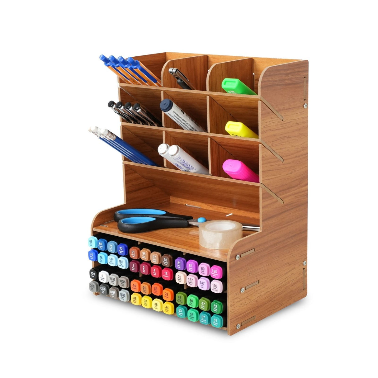 Stiftaufbewahrung Bürotisch-Stifthalter Stiftebox Schreibtisch-Organizer Pen Desk-Organizer