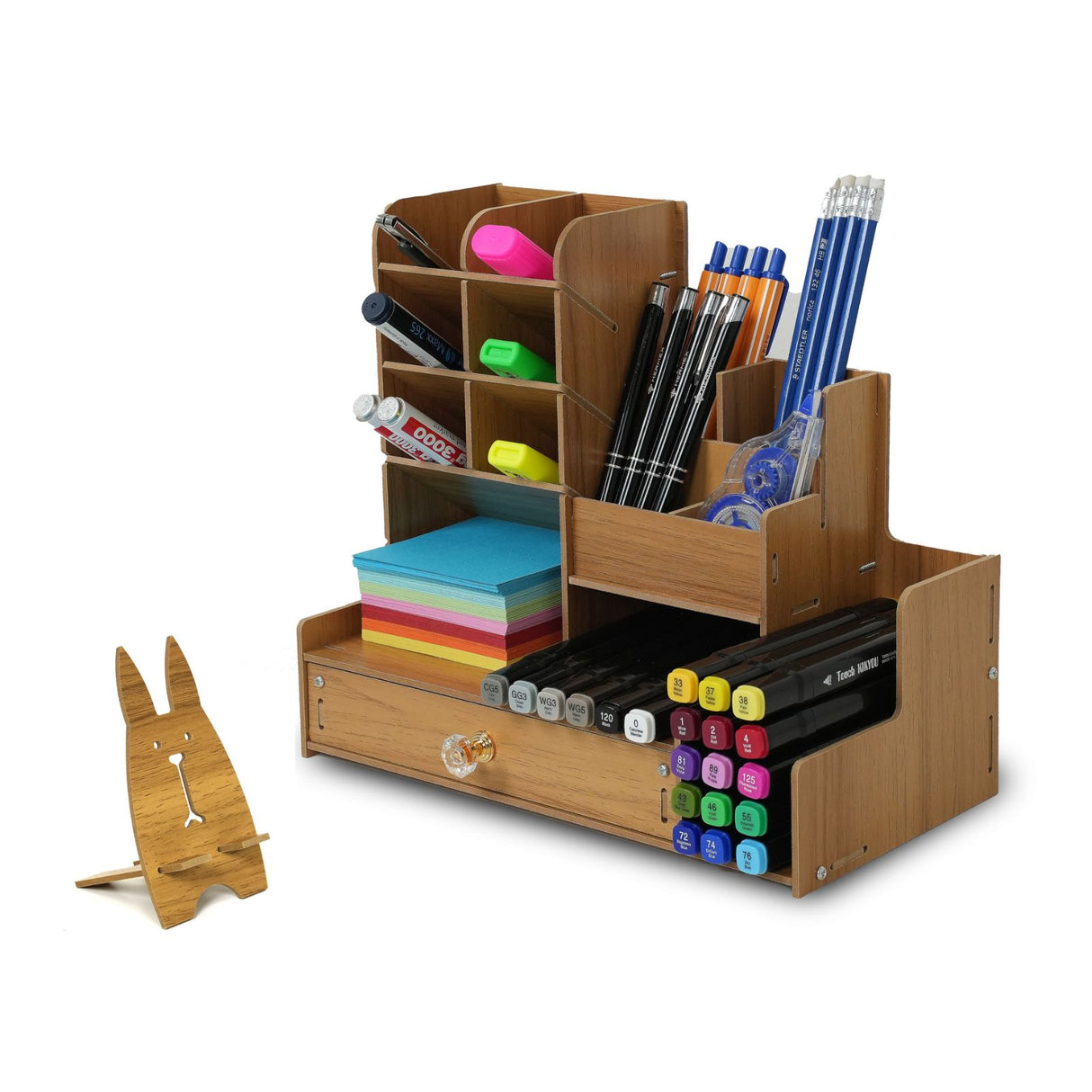 Bürotisch-Stifthalter Stiftebox Pen Desk-Organizer Stiftaufbewahrung Schreibtisch-Organizer