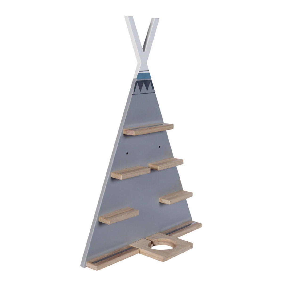 Tipi-Wandregal für Toniebox und Toniefiguren Holzregal Spielzeug-Organizer