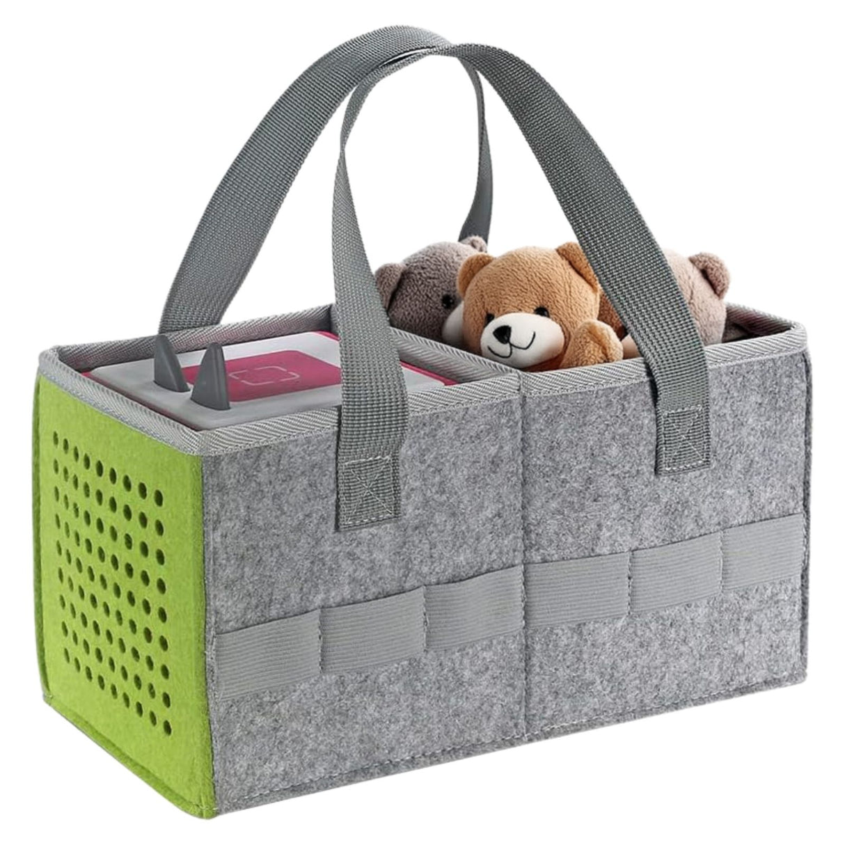 Aufbewahrungstasche für Hörspielbox und Figuren Organizer-Tasche für Hörspiel Grün