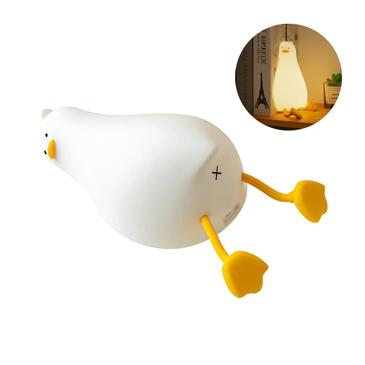 LED-Enten-Nachtlicht Kinder-Nachttischlampe Tischleuchte Beleuchtung
