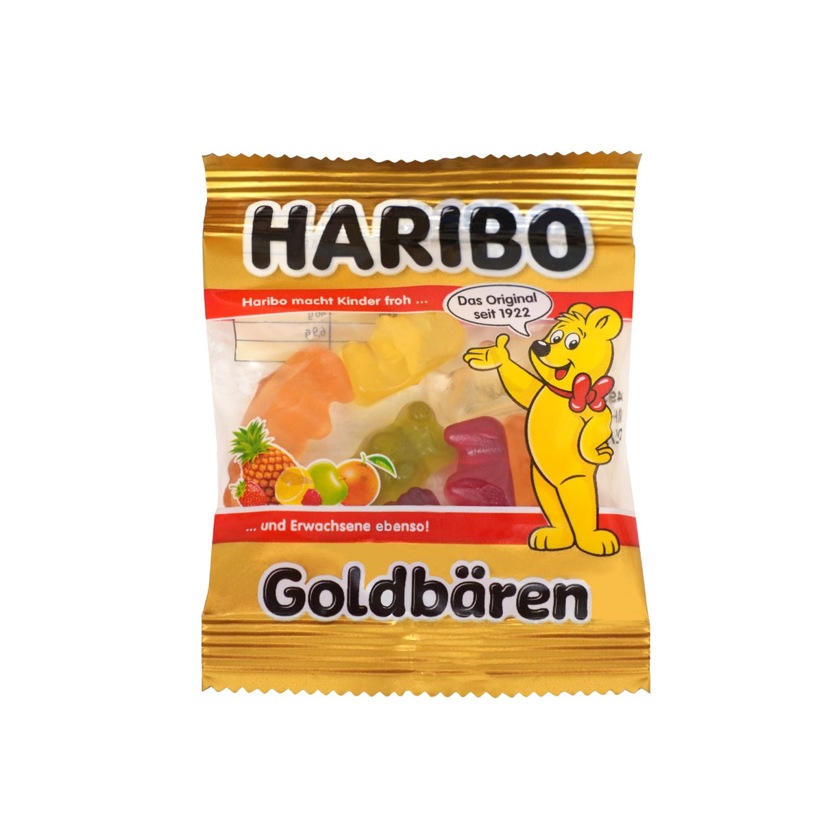 Haribo Goldbären 10g Minibeutel Gummibärchen Portionspackung