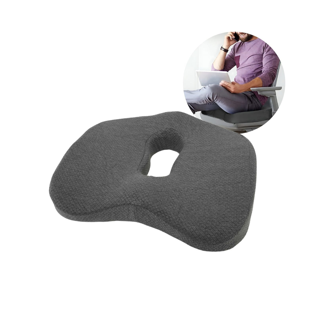 Ergonomisches Sitzkissen Memory Sitzkissen Orthopädisches Sitzkissen