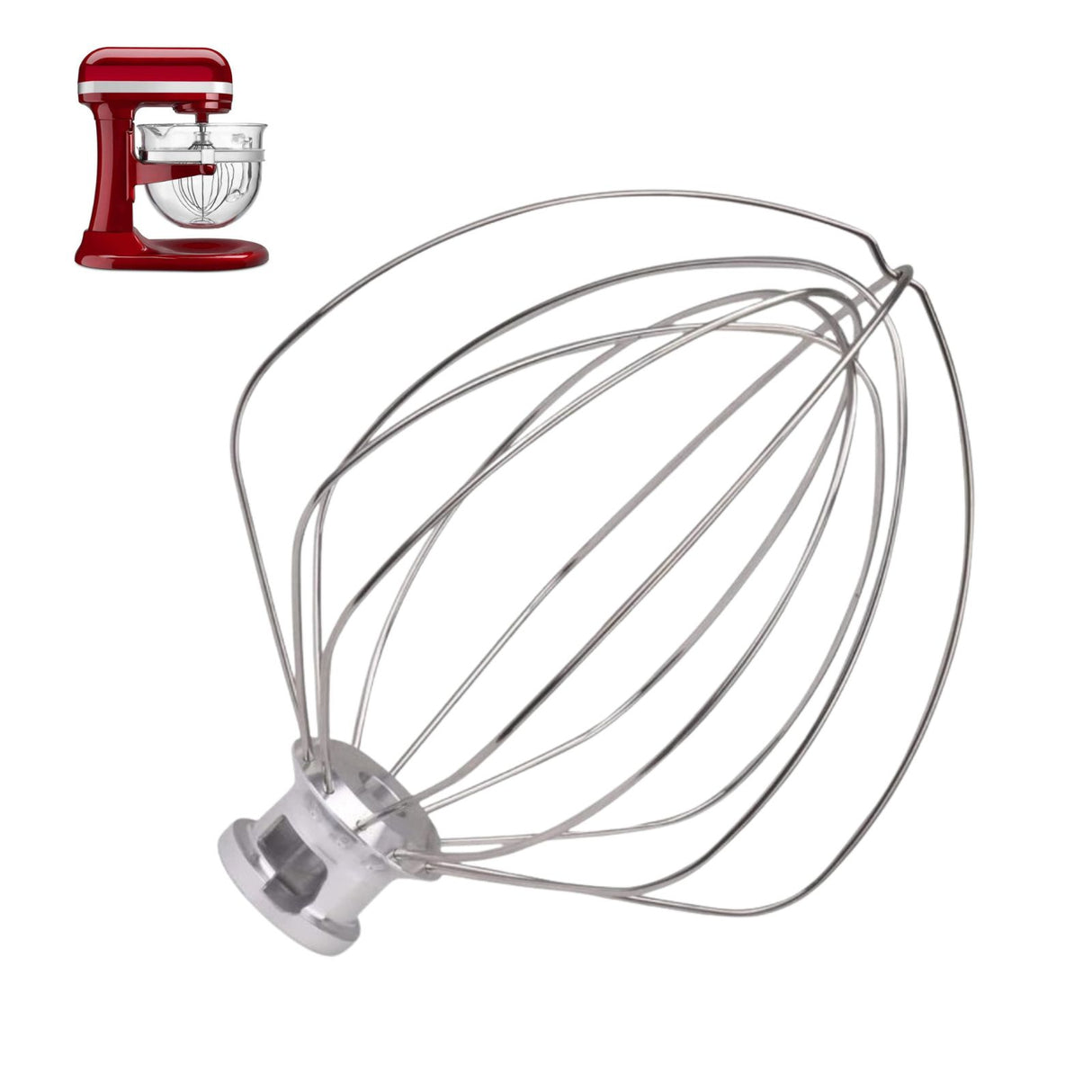 Alternativer Schneebesen K45WW für KitchenAid Schwingbesen Rühraufsatz