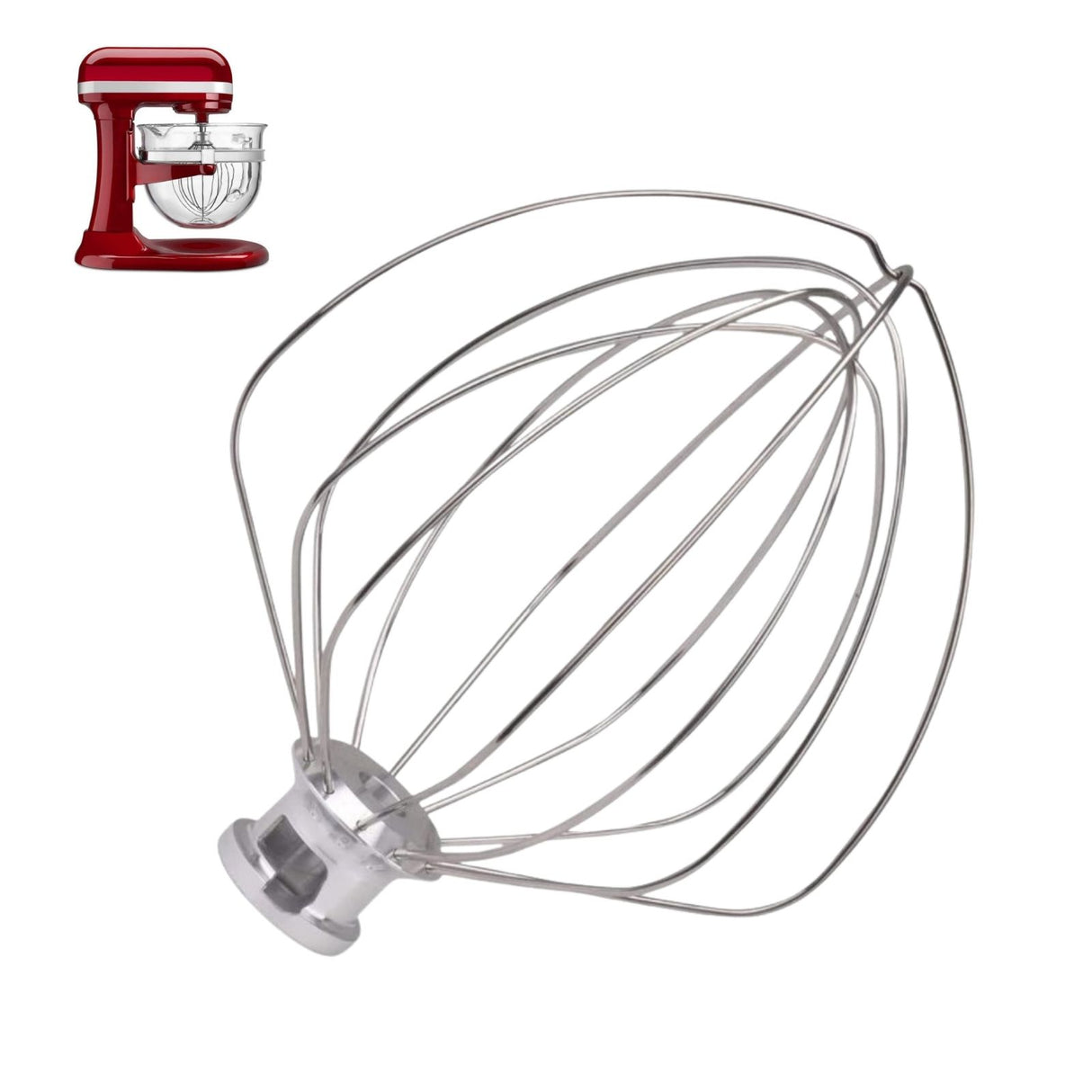 Alternativer Schneebesen K5AWW für KitchenAid Schwingbesen Rühraufsatz