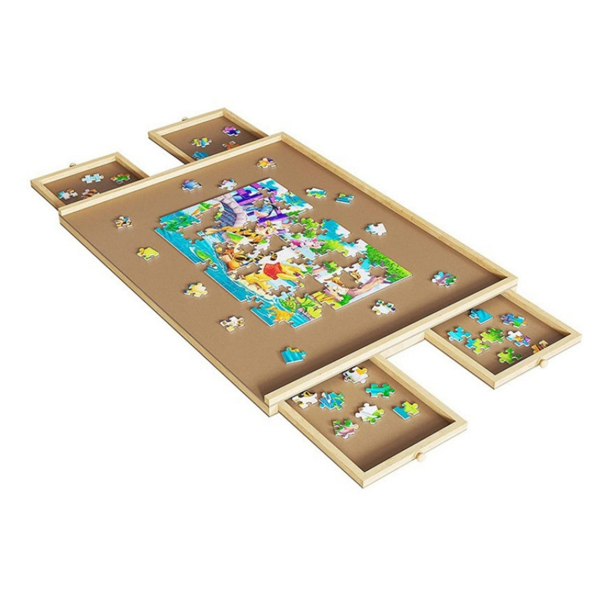 Puzzlebrett für 500 Teile mit Auszügen Puzzletafel Puzzleunterlage