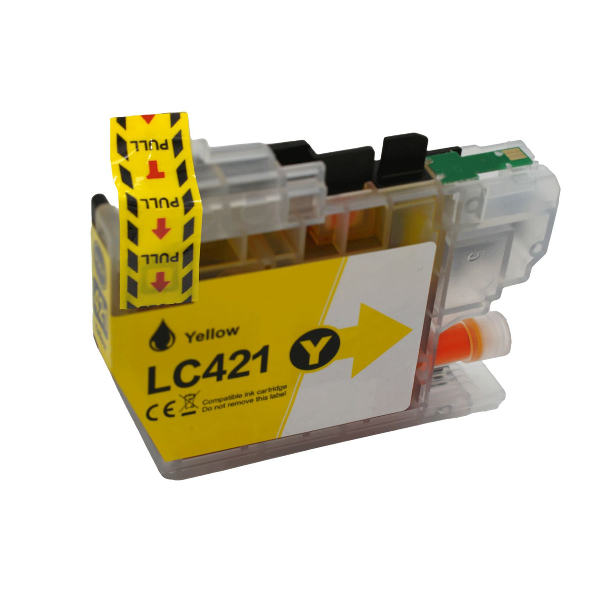 Alternative Tintenpatrone zu Brother LC-421 - Yellow 1 Stück