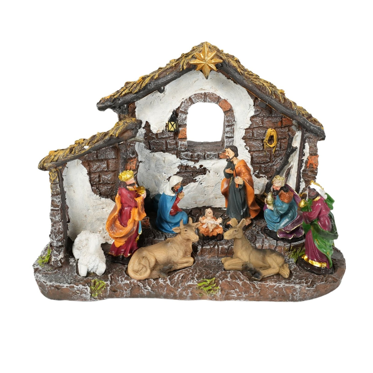 Weihnachtskrippe Weihnachtsstall Krippe Weihnachtsdekoration Krippenszene