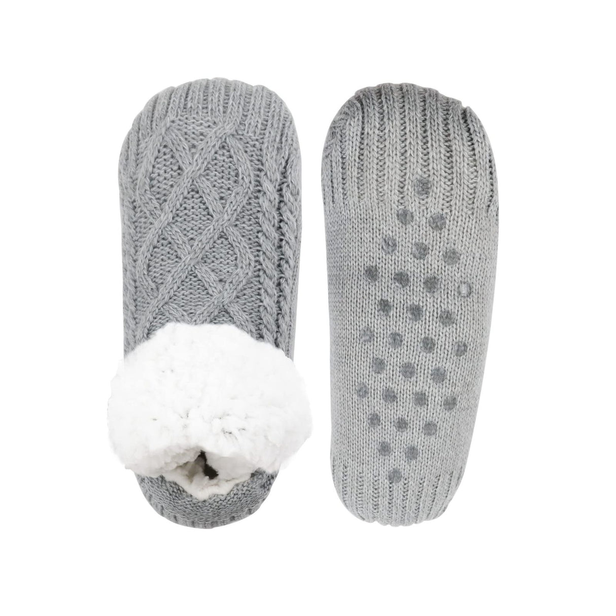 Fuzzy-Socken Gr. 39-42 Kuschelsocken Hausschuhe Pantoffeln Wintersocken