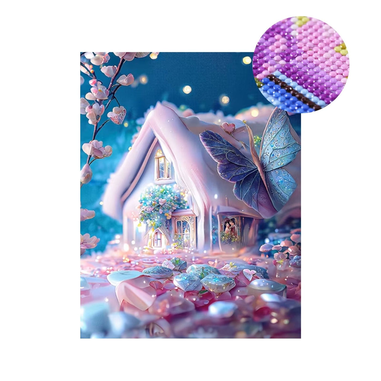 Dekorative Malerei Bastelset DIY-Diamantgemälde Diamantmalerei Diamond Painting