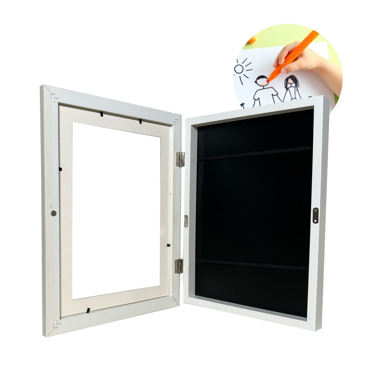 Flip Fotorahmen Bilderrahmen A4 Kunstrahmen Bildhalter Wandrahmen