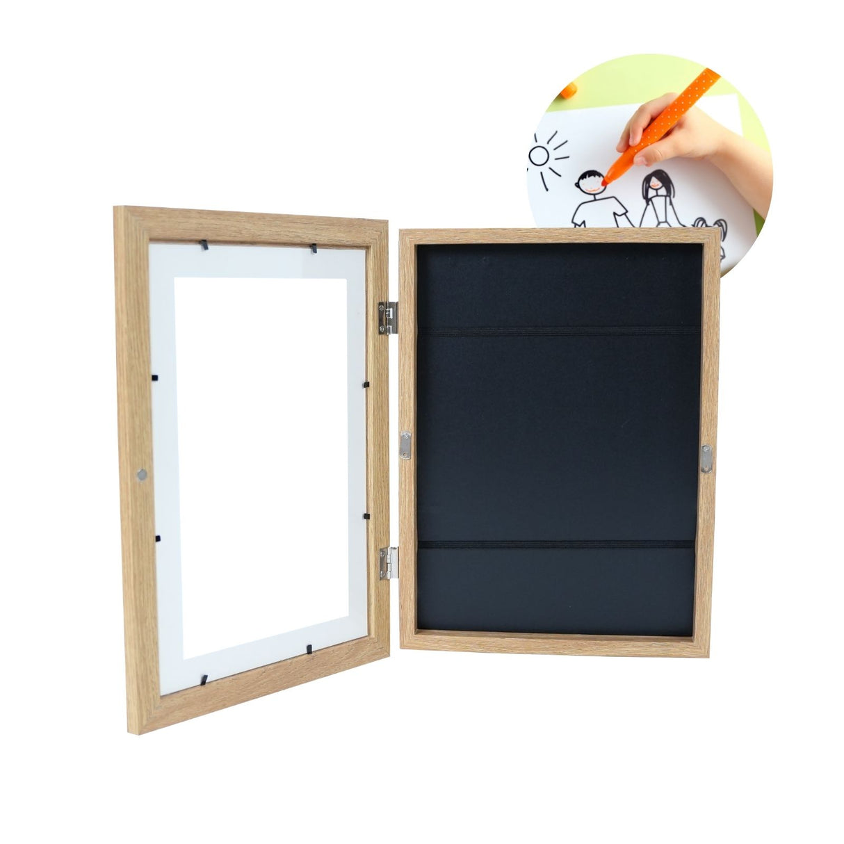 Wandrahmen Flip Fotorahmen Bilderrahmen A4 Kunstrahmen Bildhalter