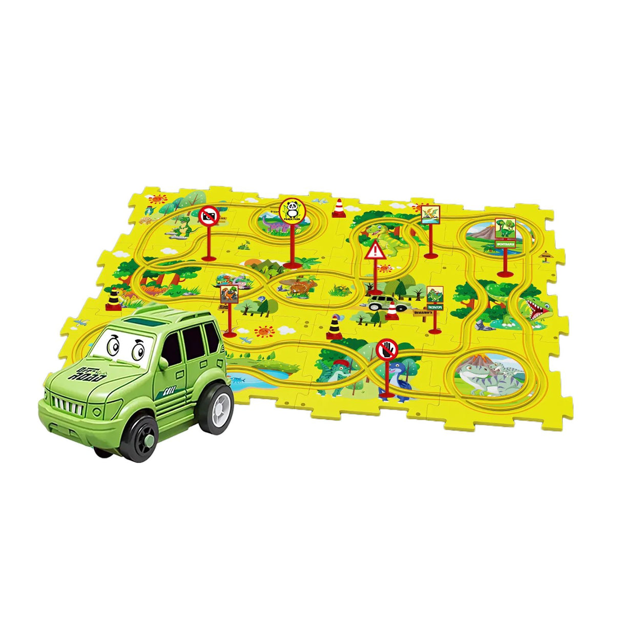 Elektrisches Schienenbahn-Puzzle für Kinder Kinderspielzeug Lernspielzeug