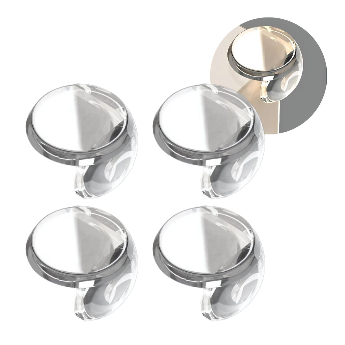 4er-Set Aquarium Kantenschutz – Transparente PVC-Eckenschutzkappen Für Glas- Und Acrylbecken – 6 Größen Wählbar (5–15 Mm), Einfache Montage, Für Sichere Ecken